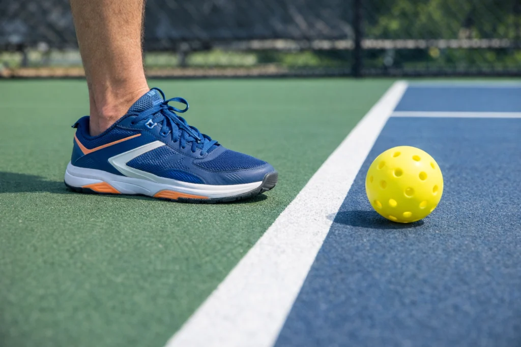pickleball shoe grip court surface