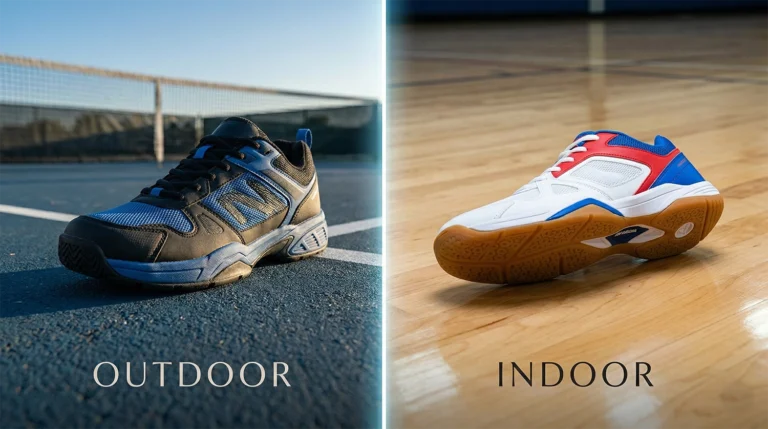 Indoor vs Outdoor Pickleball Shoes