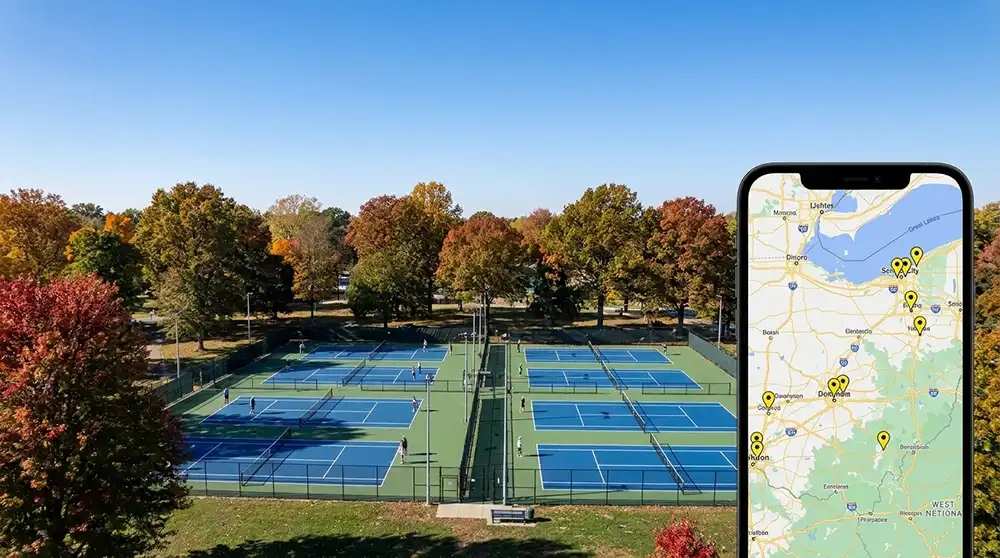 Pickleball courts in Ohio